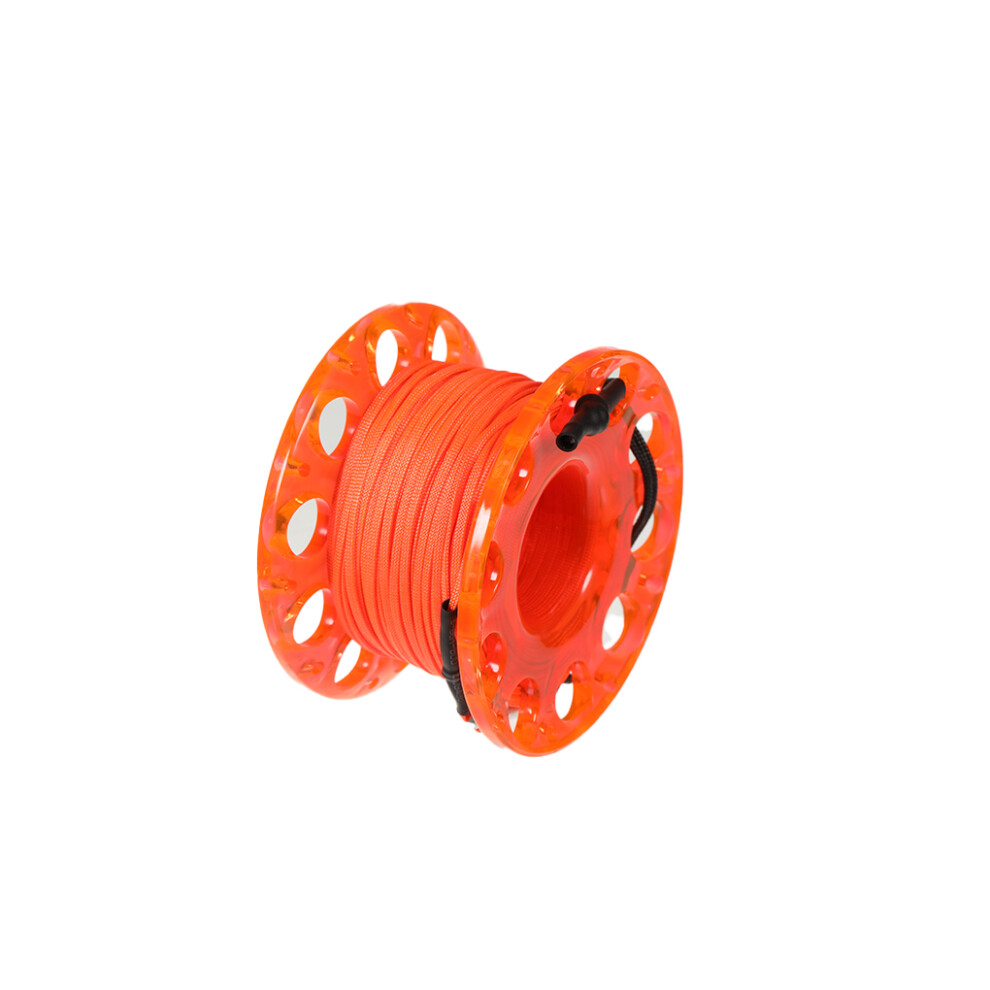 Orange (Orange) 30M Finger Reel Diving Spool Spools Reels Diver Underwater Sports