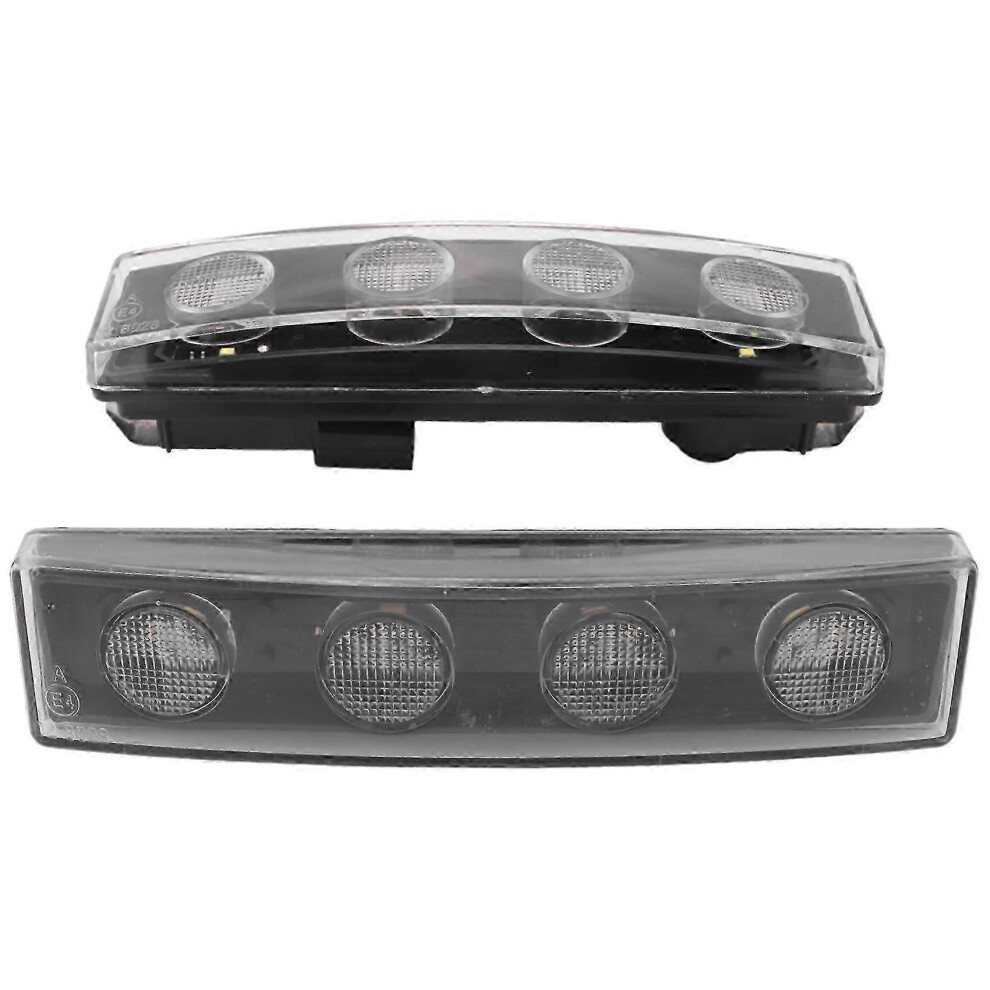 Kikidex (As Show, One Size) 2Pcs 24V Led Lights For Scania Truck Top Sun Visor Signal Light White