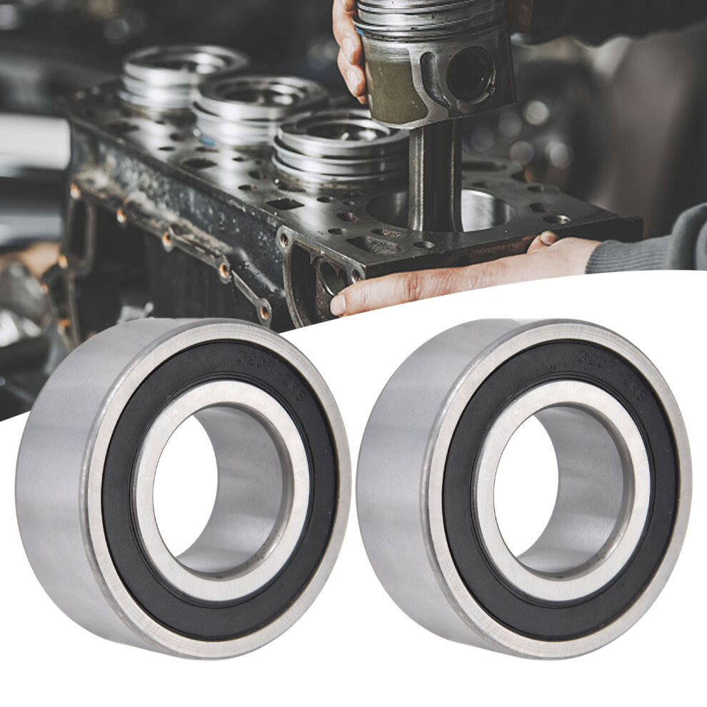 Industrial Use 2Pcs Double Row Ball Bearing 3207-2Rs For Agricultural Machinery 7901357801711