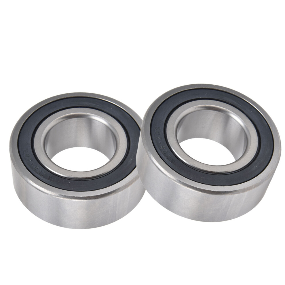 2Pcs 3208-2Rs Double Row Ball Bearings High Speed, Durable Steel Industry 7901357801865