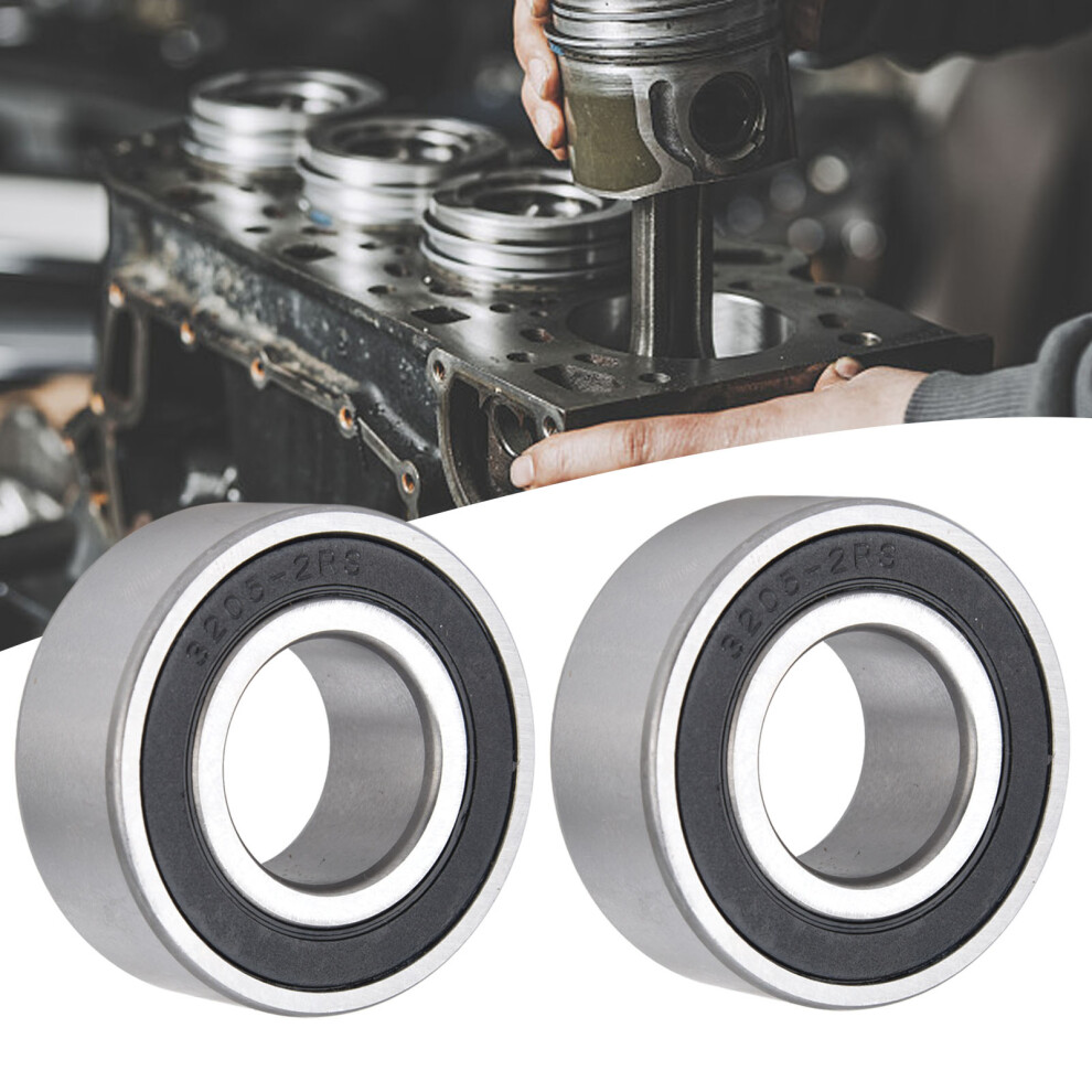 Industrial 3205-2Rs Double Row Ball Bearings - Pair For Agricultural Machines 9351357801842
