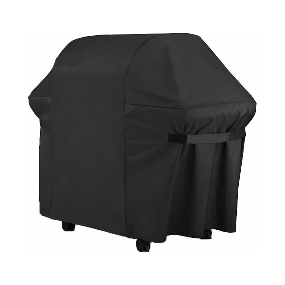 Kikidex (As Show, One Size) Grill Cover - 420D Oxford Cloth Grill Tarpaulin Protective Cover Anti-Uv/Waterproof/Moisture-Proof For (147 X 61 X 122 Cm) Black
