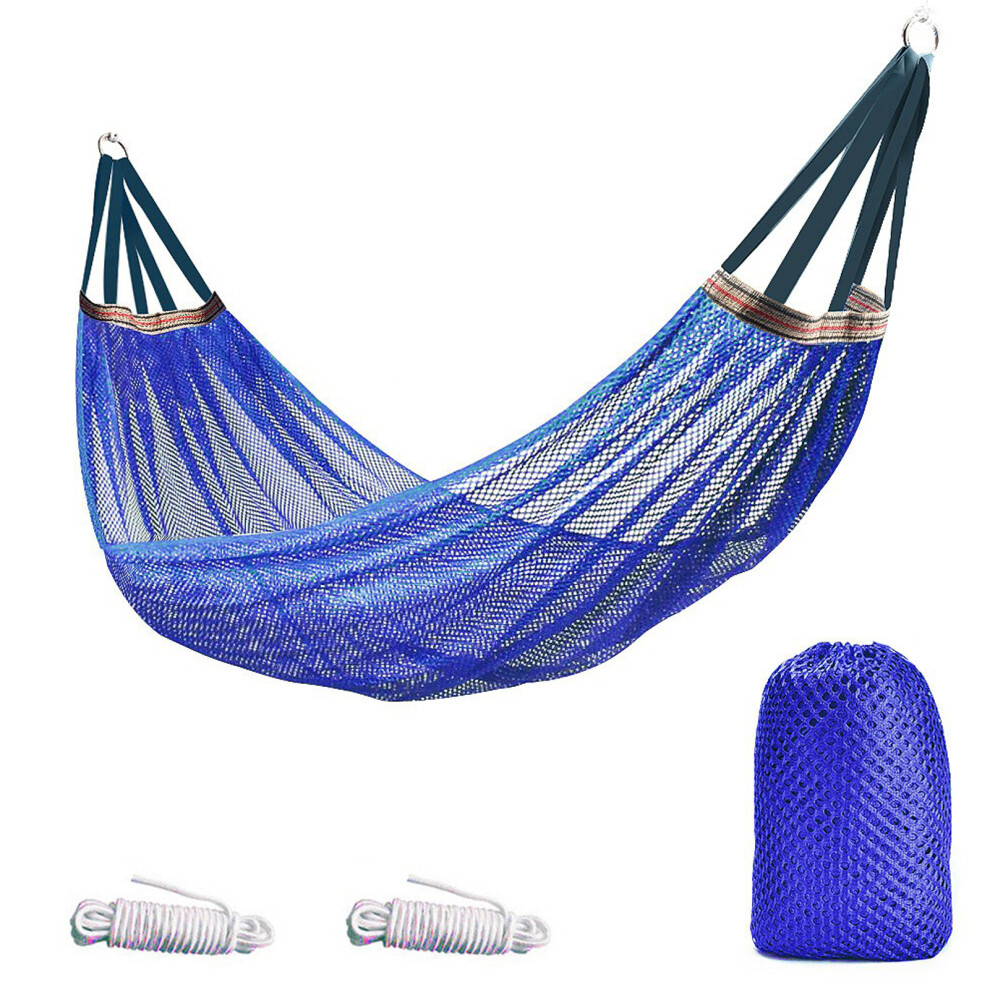 (bule) Sturdy Portable Camping Hammock For Outdoor Comfort Super Soft And-image-OPC-PMQH29M-NEW