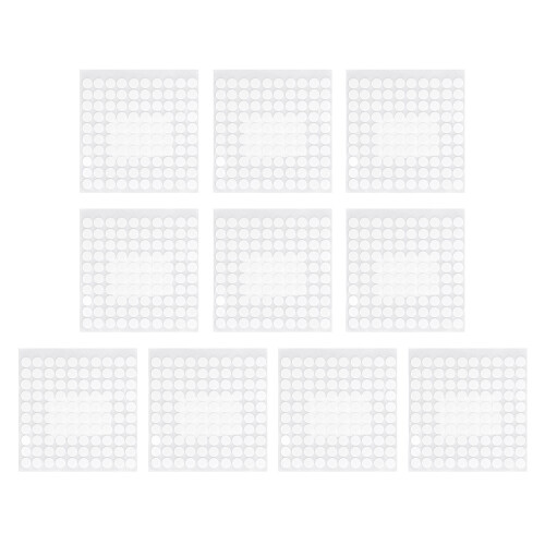 10 Blatt Schaumstoff Runde Punkte Klebstoff