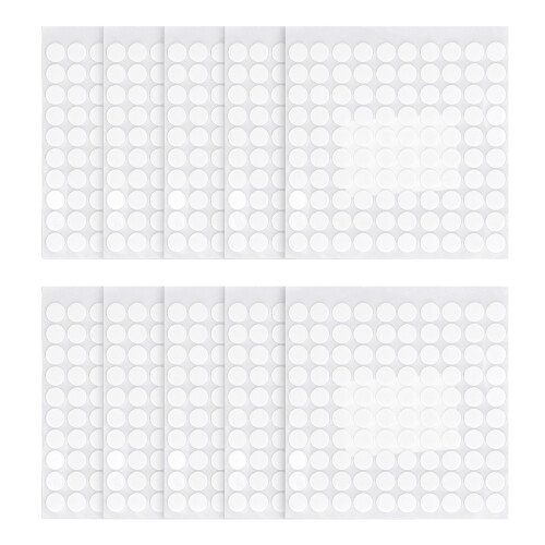 10 Blatt Schaumstoff Runde Punkte Klebstoff 2