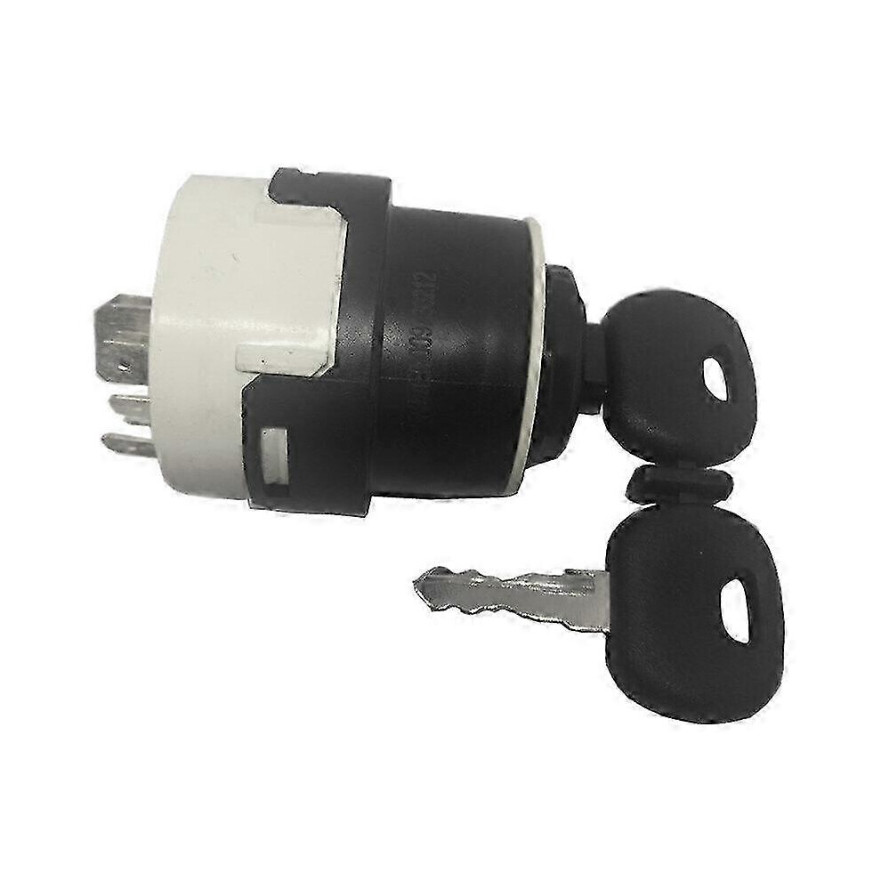 Kikidex (As Show, One Size) 7 Pins Ignition Switch With Two 16403 Keys 0009730212 For Linde Forklift