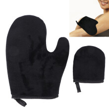 Selbstbräunungs-Handschuh-Set 2 Stück Wiederverwendbares Schwamm-Applikator-Set für Lotion, Schaum