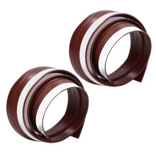 2Pcs Door Sealing Strip Self Adhesive TPE Under Seal Soundproof Bottom Weather Stripping
