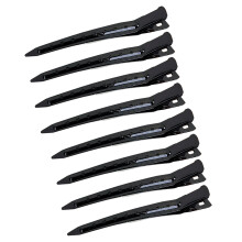 8 stuks eenvoudige haarspeldjes zonder sporen voor salon-Zwart