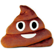 Emoticon Pillow Colorful, Smiling Poop Poo Emoticon Poop Round Pillow Emoticon Poop Stuffed Plush Soft Gift Toy Decoration