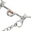 Durable 120MM Stainless Pelham Bit with Copper Roller and Chain Decor 11