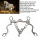 Durable 120MM Stainless Pelham Bit with Copper Roller and Chain Decor 8