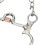Durable 120MM Stainless Pelham Bit with Copper Roller and Chain Decor 3