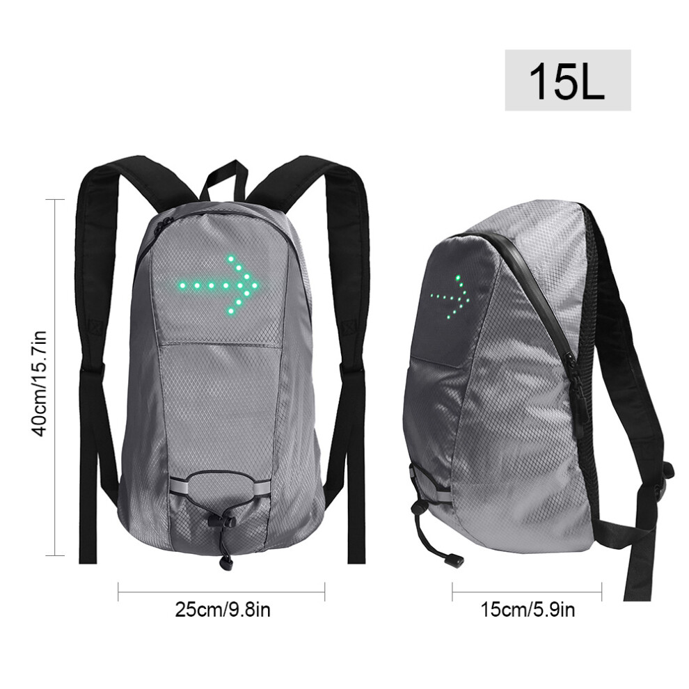 Cycle & Outdoor 15L LED Backpack - Waterproof with USB Recharge-image-OPC-PMQHGFW-NEW