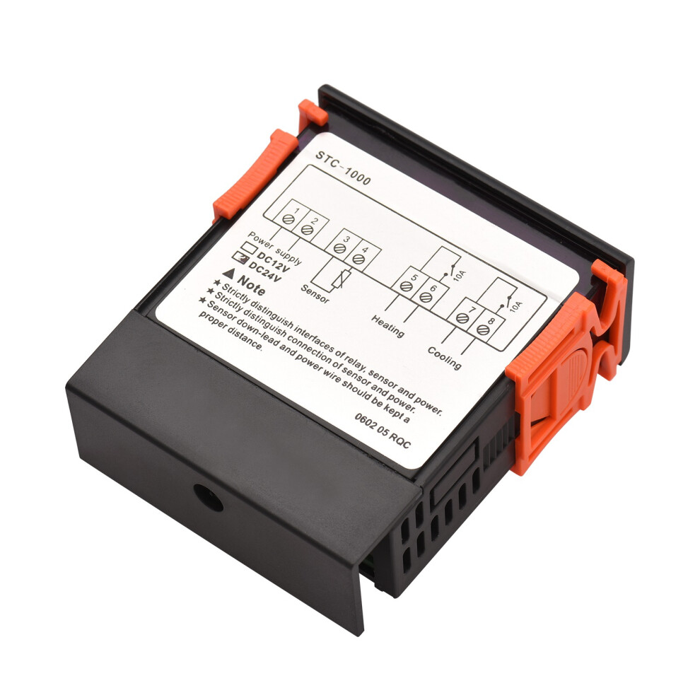 Stc-1000 Digital Cooler/Heater Thermostat 24V With Temperature Display & Alarm 9431357806020
