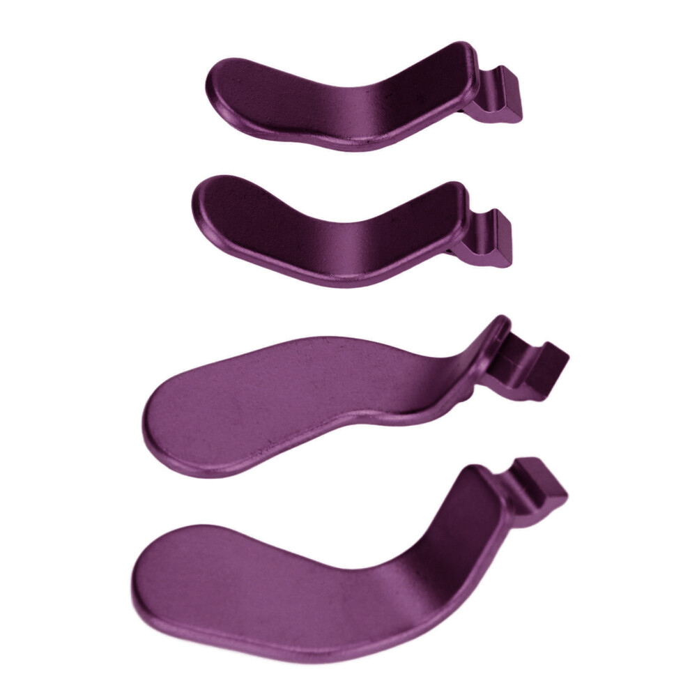4Pcs Stainless Steel Paddles For Elite Series 2 Controller Model 1797 Purple 6951357806217