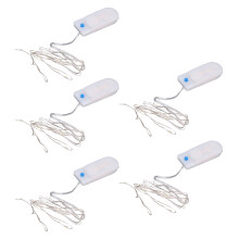 Mini-LED-Lichter 5 Stück 3V 200mAh DIY Dekorationszubehör für Puppenhaus 1/12