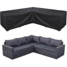 (286*222*82cm) Corner Sofa Cover Waterproof Garden Furniture Set Cover Outdoor Sectional Furniture Cover
