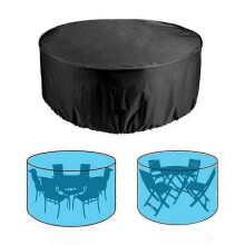 (204*60cm) Patio Furniture Covers Waterproof Outdoor Round Table Cover Anti-fading