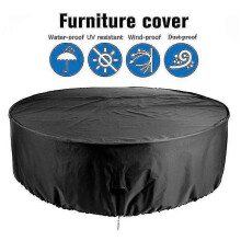(188*84cm) Patio Furniture Covers Waterproof Outdoor Round Table Cover Anti-fading