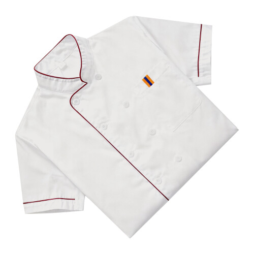 Unisexe Été Courtes Chemise Chef M 2