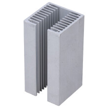 Radiatore in alluminio a U tipo 100x50x50 mm, dissipatore di calore per il raffreddamento elettronico