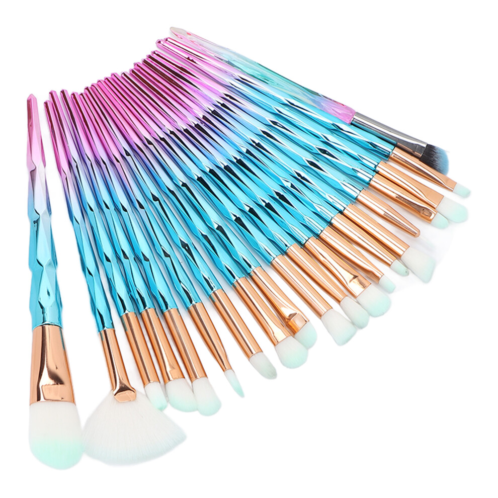 20pcs Professional Makeup Brush Set for Face, Eyes, Blush & Concealer