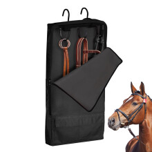 Horse Tack Carry Bag Padded, Waterproof Bridle Pouch, 40.64x8.89x76.2 cm, Equestrian Organizer for Reins and Headstalls