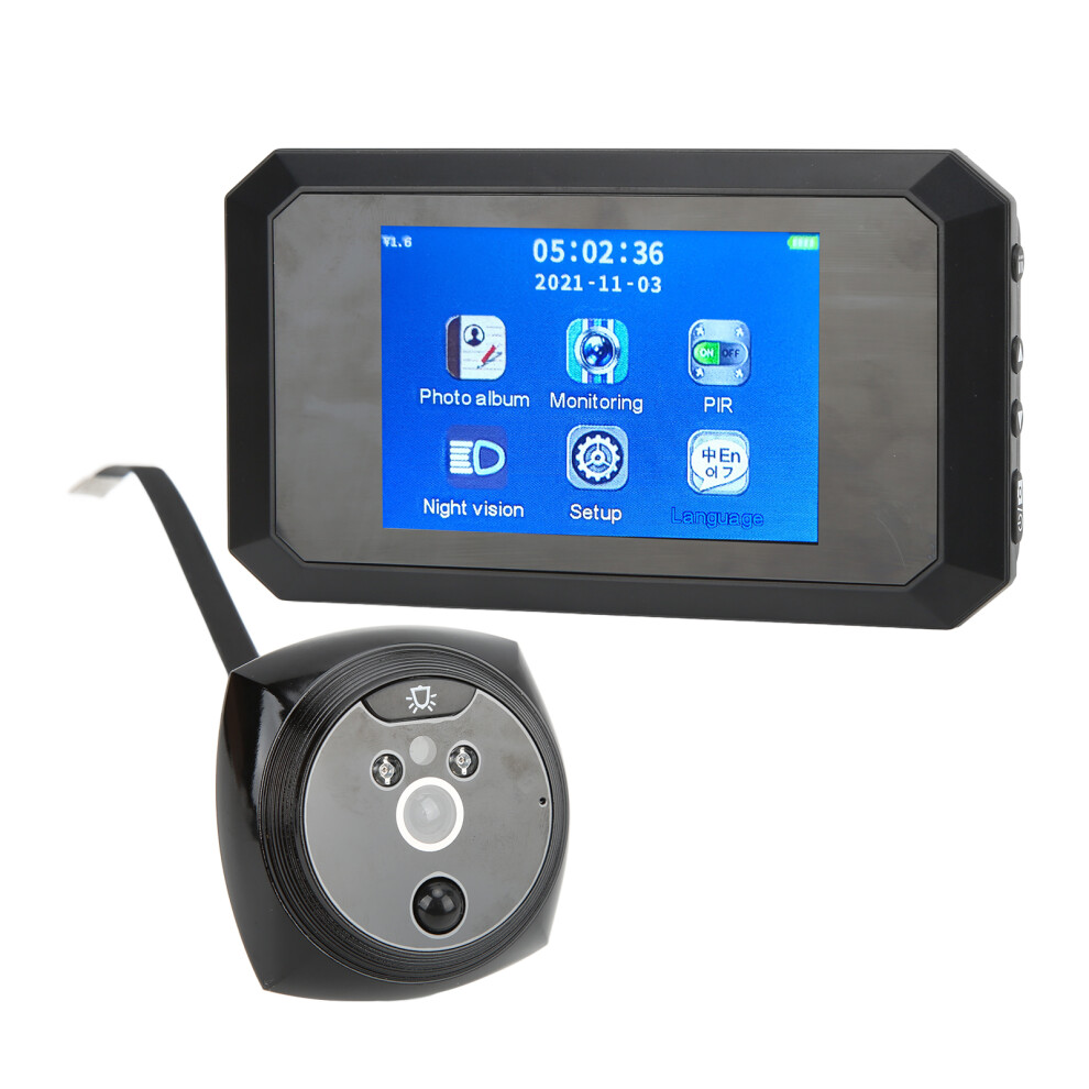 3.97In Doorbell Digital Viewer With Night Vision, 200W Camera, 720P/1080P 9481357810329