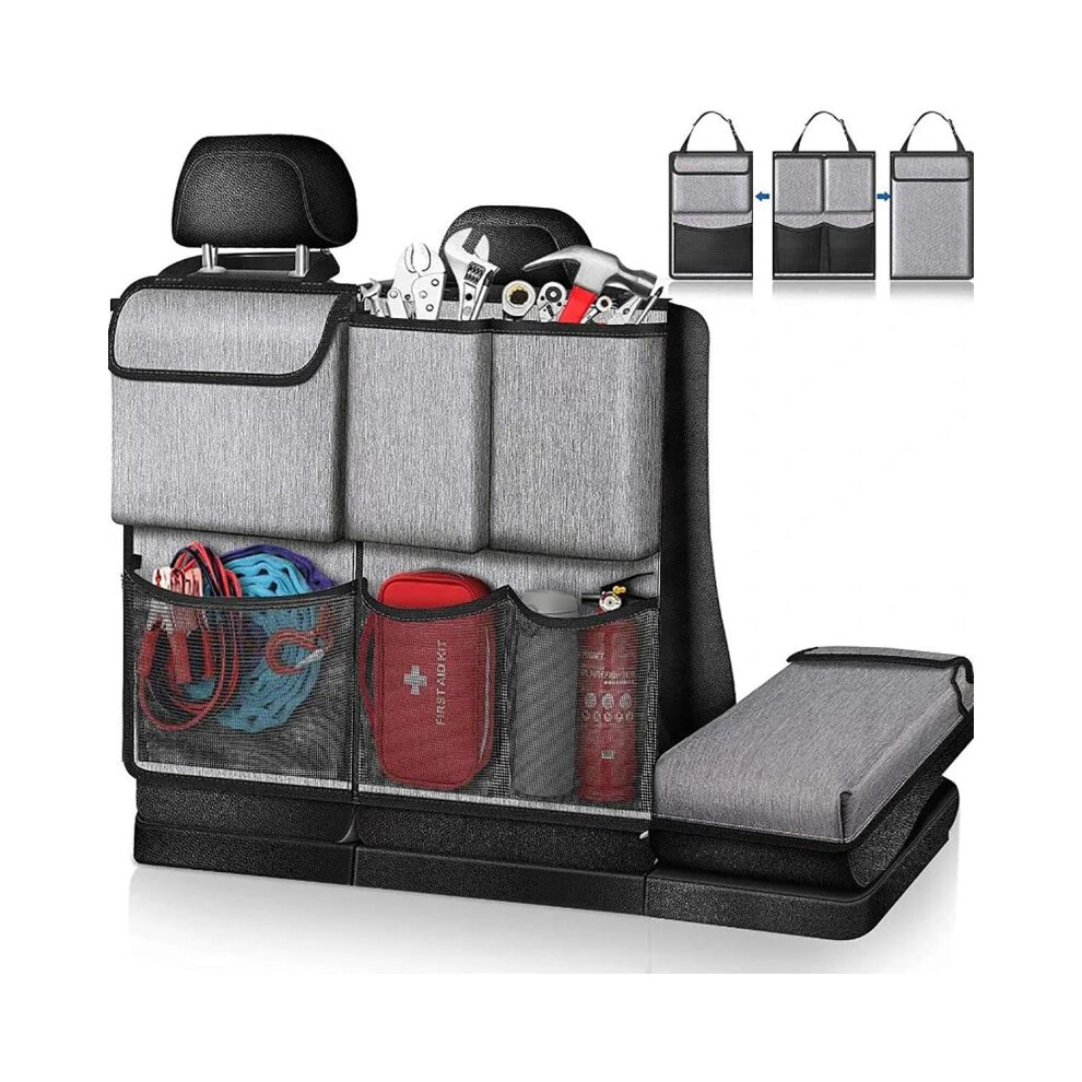 Boot Organiser Universal Car Trunk Storage Bag, Large Capacity Backseat Organiser, Cargo Holder Pocket Organisers 9354506678272