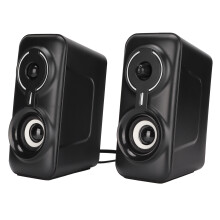 RGB kabelgebundene Desktop-Computerlautsprecher mit Subwoofer, 3W, 2 Kanäle