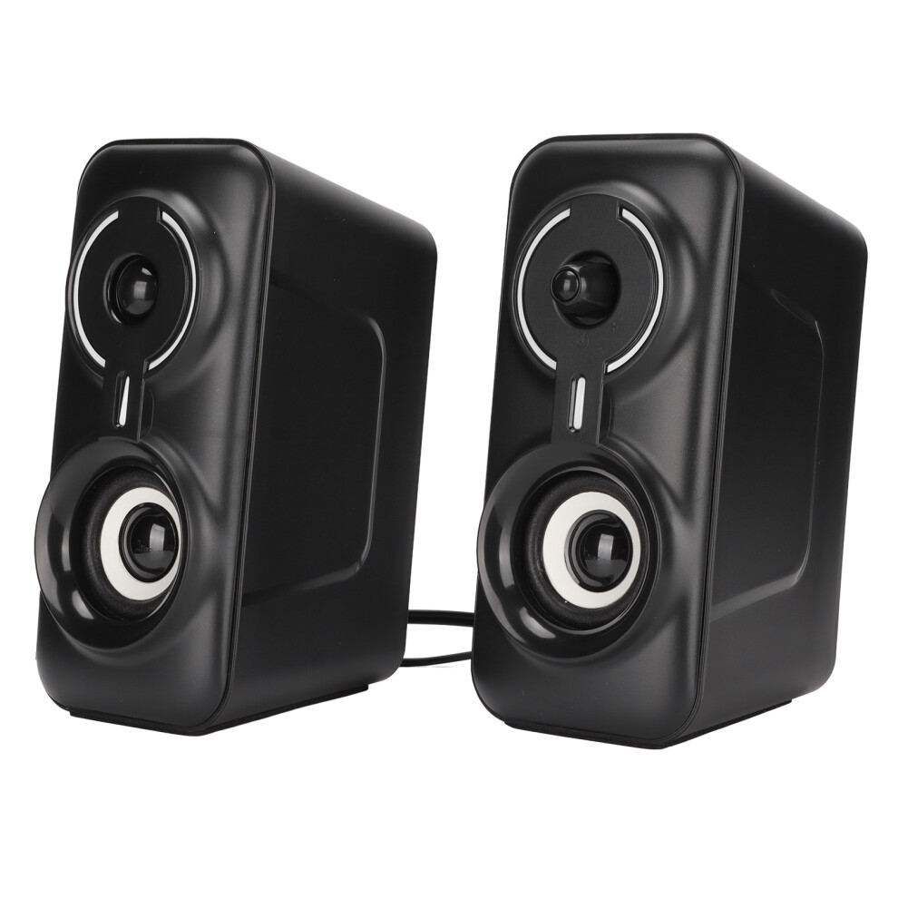 Wired Rgb Desktop Computer Speakers With Subwoofer, 3W, 2.0 Channel 4241357810454