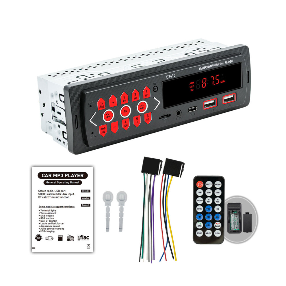 Car Bluetooth MP3 Player With Lossless Music Playback Card Insertion