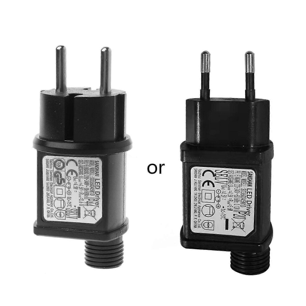 Kikidex (As Show, Eu) Led Power Supply Waterproof Low Voltage Transformer Plug Fit For Christmas Light