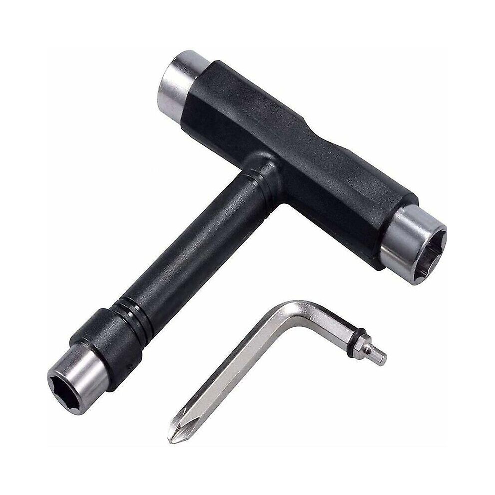 Kikidex (As Show, One Size) All-In-One Skateboard Tool, Portable Multifunction Skate Tool