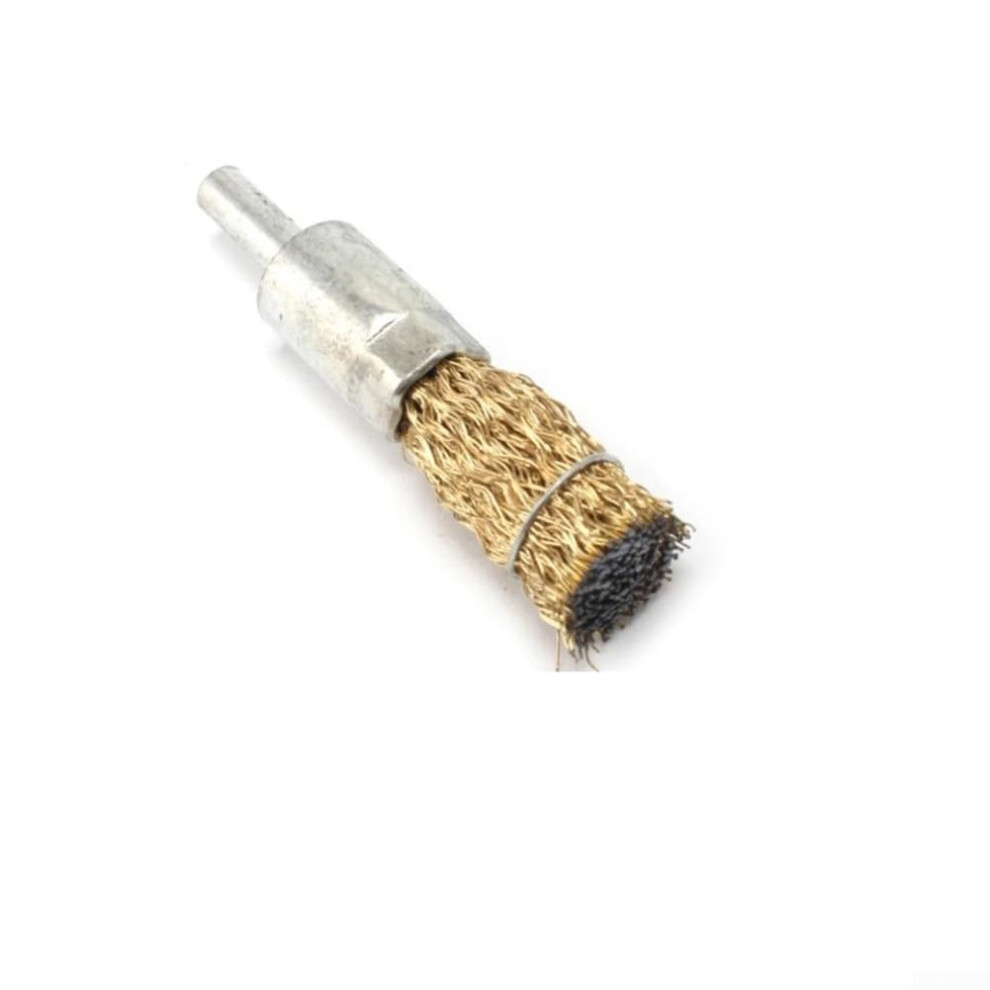 6Mm Shank Copper Wire Brushes 5Pcs Set For Rotary Tools Heavy Duty Rust Removal 9339159981450