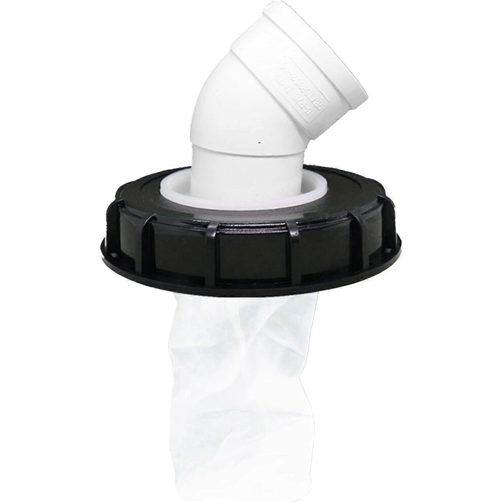 Kikidex (As Show, One Size) Ibc Lid Filter, Washable Nylon Ibc Tank Cap With Lid, Ibc Tank Accessory With Mesh Filter For 163Mm Rainwater Tank (163Mm 45)