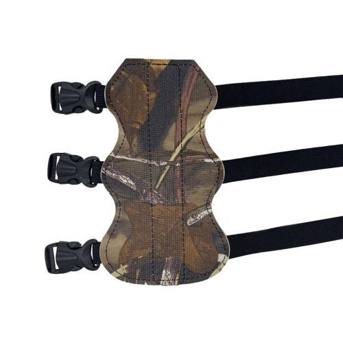 Camouflage Archery Arm Guard Adjustable PU Forearm Protector 19*10cm 1
