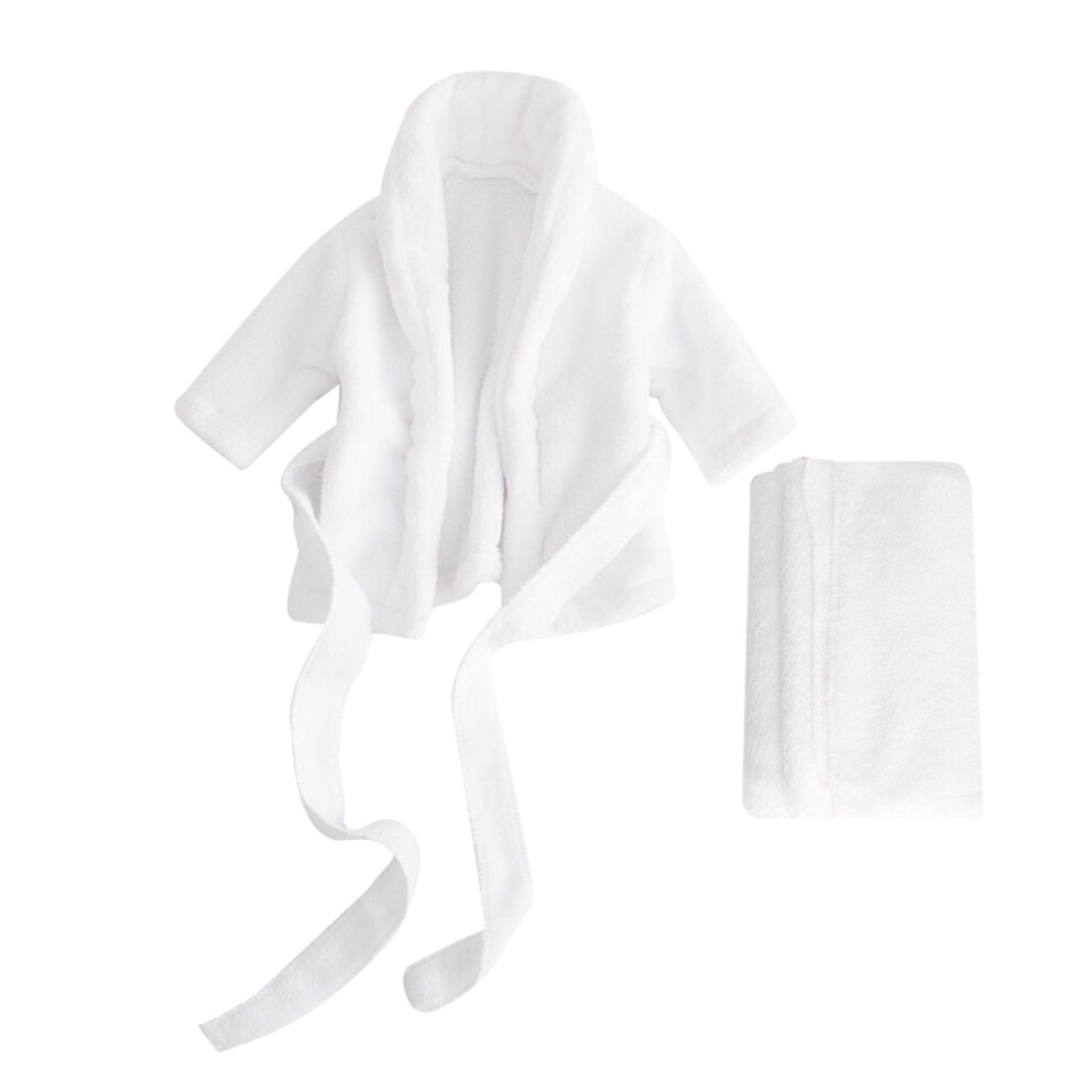 Solustre Newborn Bathrobe Pure Cotton Thickened For 3-6 Month Baby