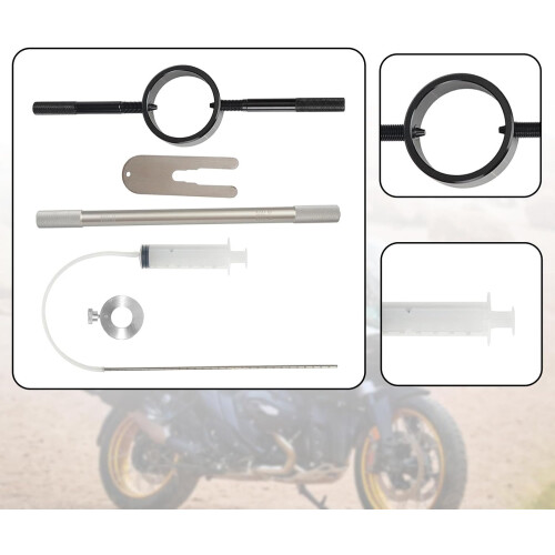 Damper Rod Bleed Tools For Upside-Down Streetbike Front Forks Spring Compressor 2