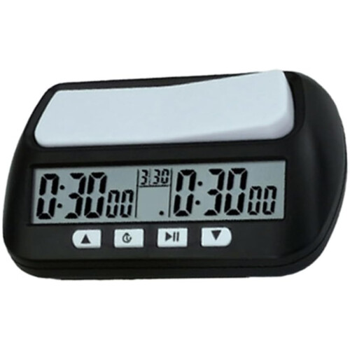 3-In-1 Multipurpose Portable Professional Chess Clock Digital Timer, Tournament-Ready 2-Player Clock, Digital Display (B) 2