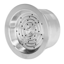Pod remplissable en acier inoxydable 46 32 25 mm, 69 g, tel que sur l'image
