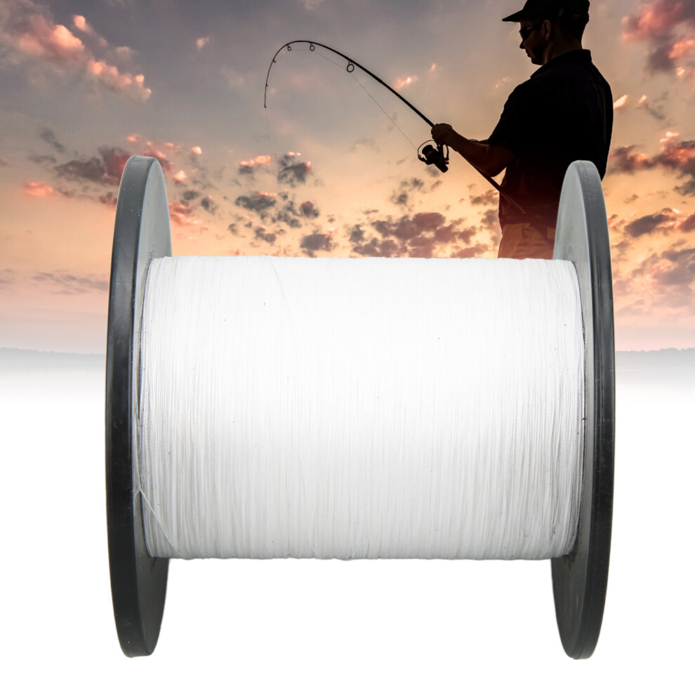 Braided PE Fishing Line 8 Strands 500m Ultra Strong White Sea Fishing String-image-OPC-PMQHWKP-NEW