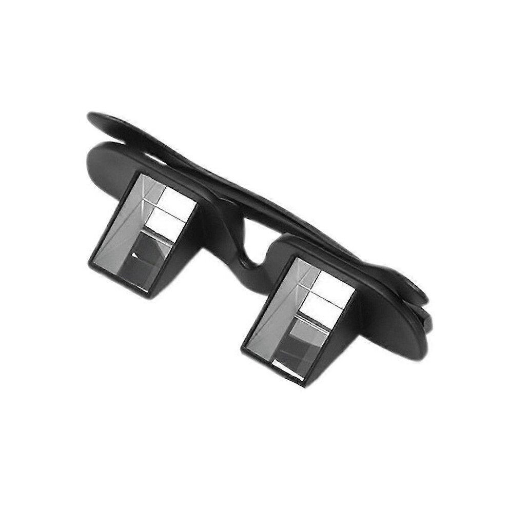 Kikidex (As Show, L) Lazy Glasses For Lie Down Reading Watching Tv Glasses In Bed Prism Glasses Horizontal Spectacles