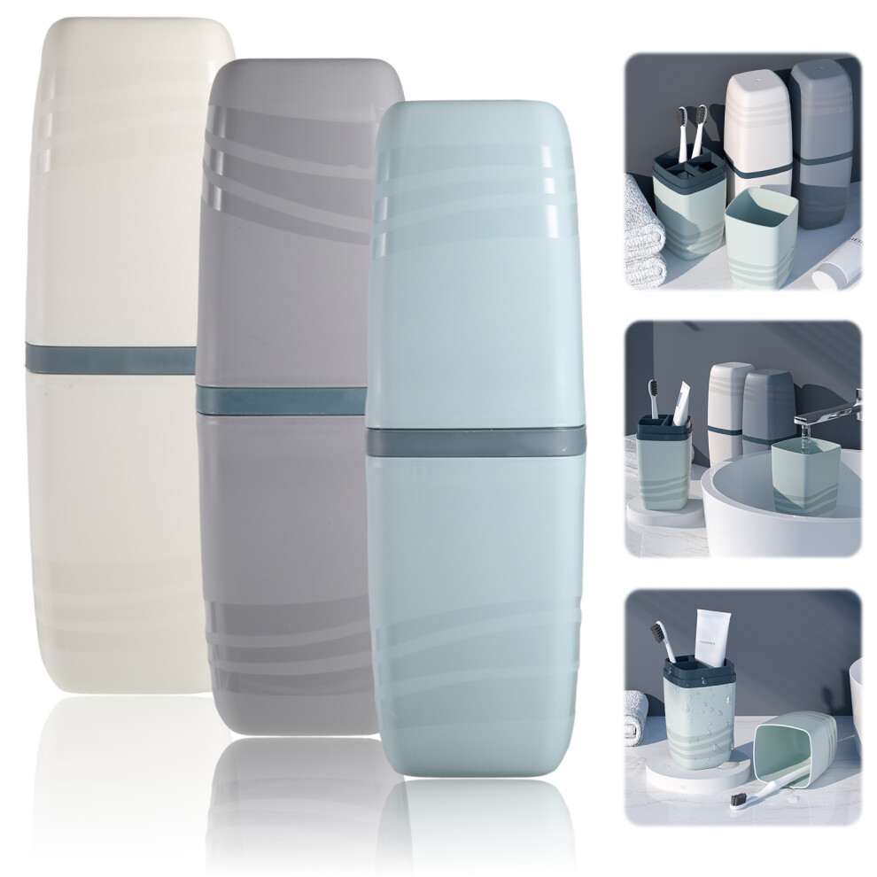 3pcs Travel Toothbrush Case Solution For Hygienic And Oral Care