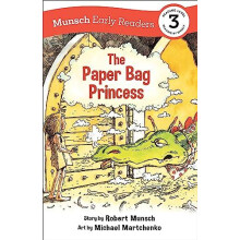 The Paper Bag Princess Early Reader by Robert Munsch Hardcover Book
