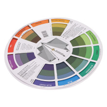 Farbkreis Kunstposter Beidseitig verwendbar Einfaches Handling 30 cm Langlebiges Design