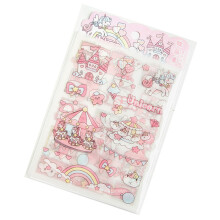 Glittering PET Sticker Matte Finish Decorative Sticker For-4