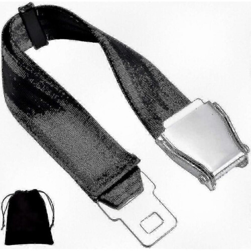 Aircraft Seat Belt Extender, E4 Approved, Adjustable Length 15.2cm to 81.3cm