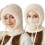Multifunctional Knitted Hat – Winter Windproof Warm Hat-Beige 1